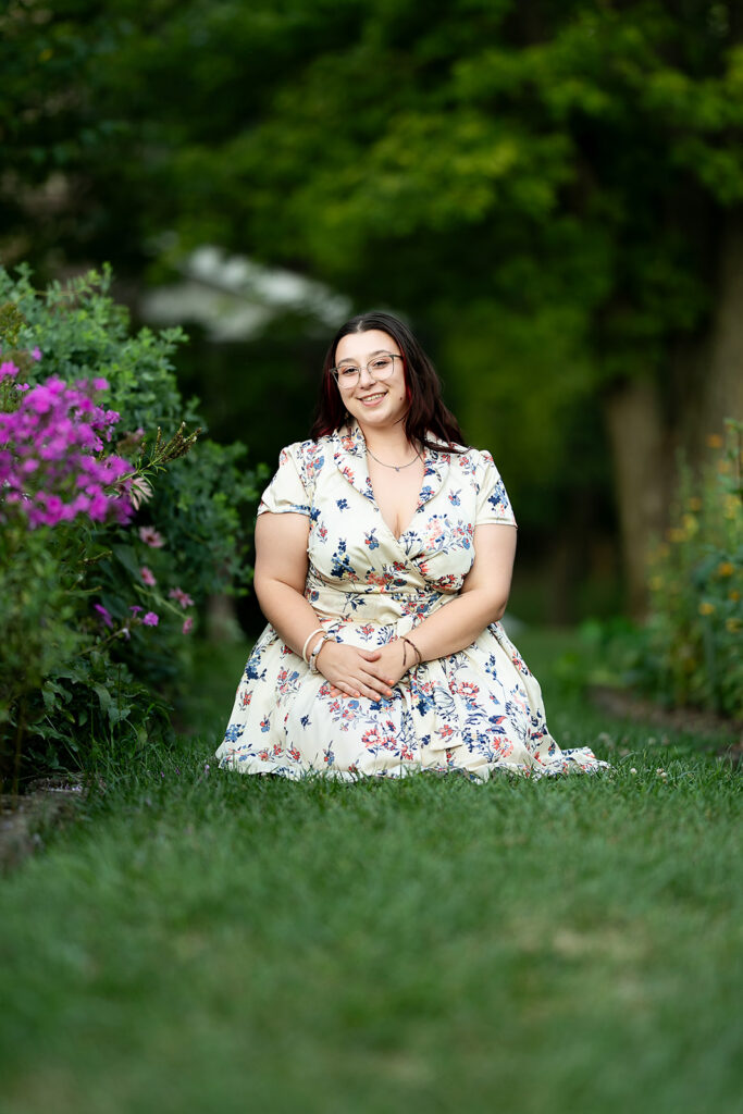 Professional outdoor portrait session in the gardens at John Rudy Park.John Rudy Park portraits